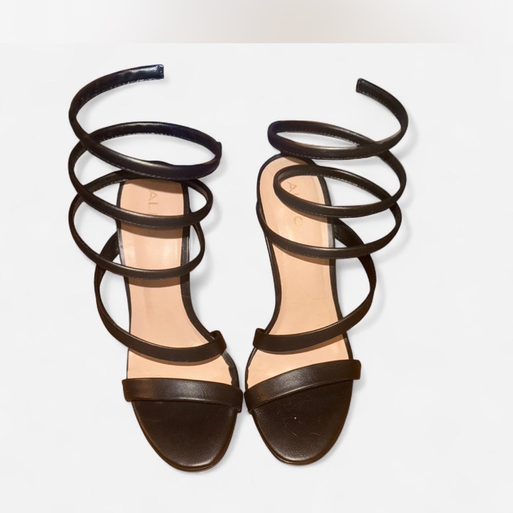 Aldo Kat Leg-Wrap heels